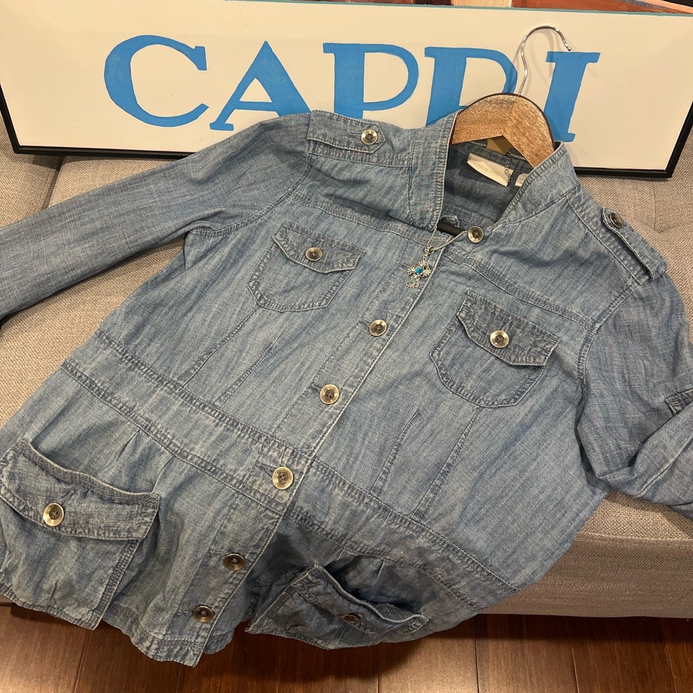 Chicos Light Jean Jacket